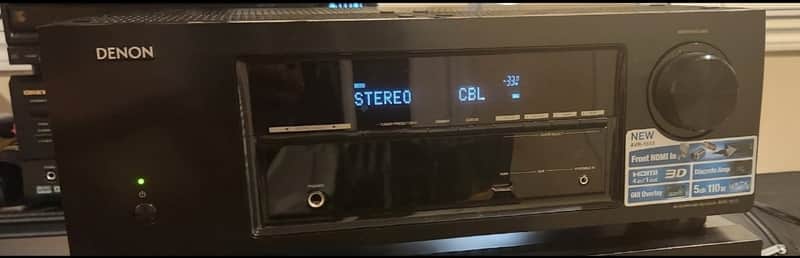 Denon Denon AVR-1513 5.1 Channel 3D Pass Through Home Theater Receiver 2000 image 1