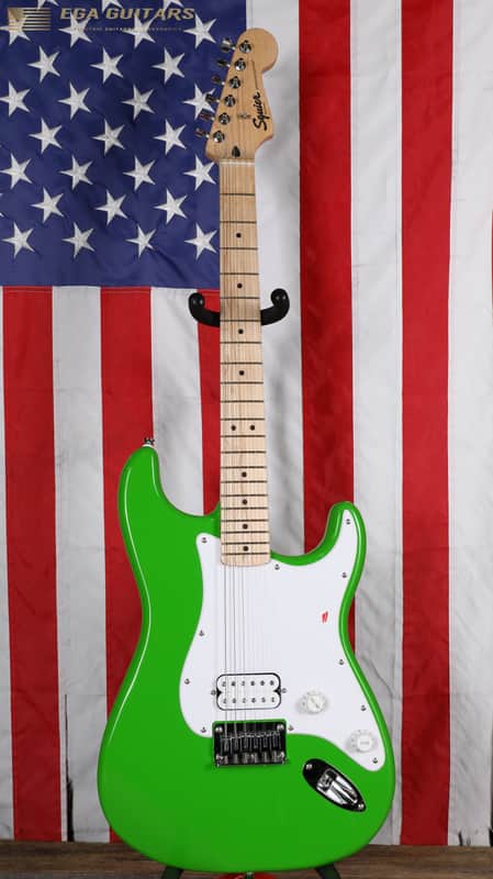 Squier Limited Edition Sonic Stratocaster HT H - Lime Green image 1