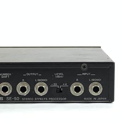 Boss SE-50 Stereo Effects Processor 1990 - 1996 - Black TGHM image 7