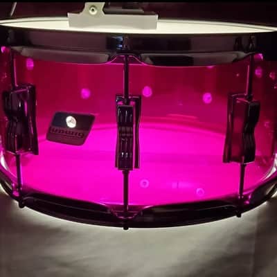 Ludwig Vistalite Snare Drum - 5-inch x 14-inch - Violet / Authorized Dealer image 13