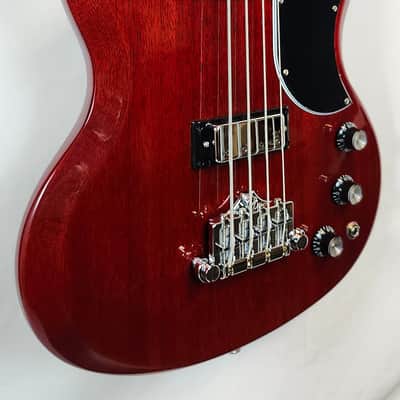 Gibson SG Standard Bass Guitar, Heritage Cherry W/Case image 9
