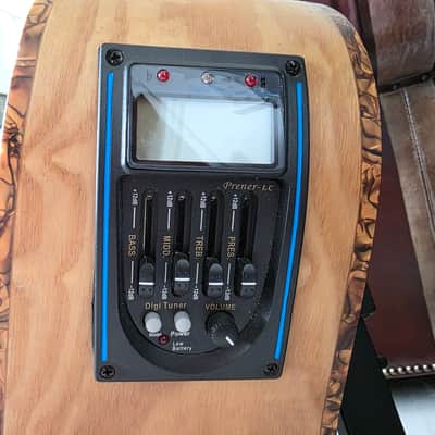 Dean Exotica Acoustic Wlectric Guitar Quilted Ash Quilt Top Active Pre-Amp with XLR Output image 6