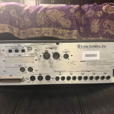 E-MU Systems E4X Turbo Rackmount 128-Voice Sampler Workstation 1996 - Black image 2