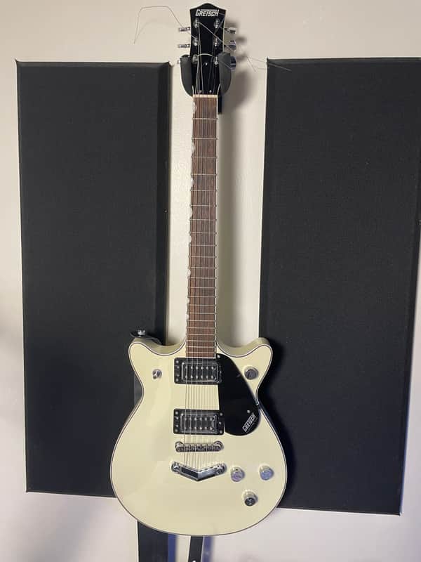 Gretsch G5222 Electromatic Double Jet BT with V-Stoptail 2022 - Present - Vintage White image 1