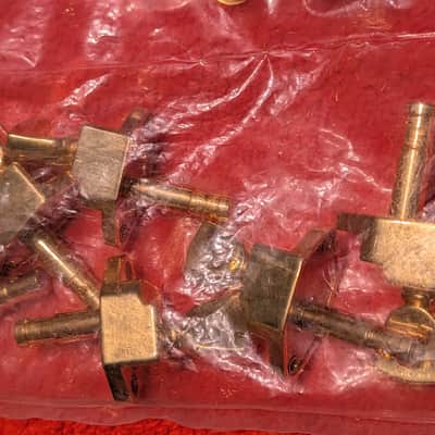 (#T91) WD Kluson Style Gold Firebird Bass / Banjo Tuners.  N.O.S image 2