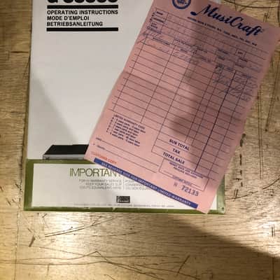 Sansui G-33000 Stereo Receiver; Mint condition; Inc Original Manual & Receipt image 11