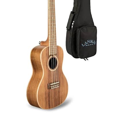 Lanikai Acacia Solid Top Uke Tenor Ukulele Natural Finish | +Free Gig Bag | NEW Authorized Dealer image 1