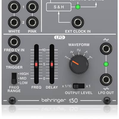 BEHRINGER 150 RING MOD/NOISE/S&H/LFO MODULO ANALOGICO MODULATOR PER EURORACK image 3