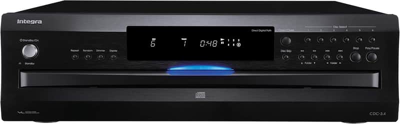 Integra - CDC-3.4 - Premium 6 Disc CD Carousel Changer - Black image 1