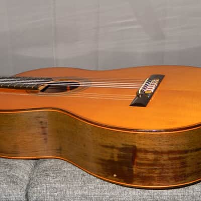 BARGAIN - KAZUO ICHIYANAGI No30 1987 - ROBERT BOUCHET CLASS CLASSICAL CONCERT GUITAR - SPRUCE/BRAZILIAN ROSEWOOD image 5