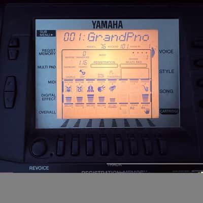 Yamaha PSR-530 Portatone Keyboard (Comes w/Sustain Pedal & Eric Clapton Cartridge) image 2