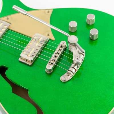 Fano Alt De Facto RB6 Thinline 2023 Candy Green Sparkle Light Distress image 14