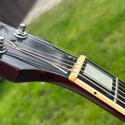 RARE 1974 Greco SG-600 (Angus Young AC/DC Inspired) … Maxon U-1000 PAF REPLICA + Batwing Pickguard + Vibrola ... Made in Japan Lawsuit Era + GIGBAG image 11