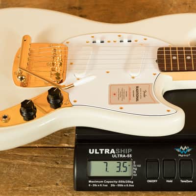 Fender Made In Japan Traditional 60s Mustang - Rosewood - White Pearl image 8