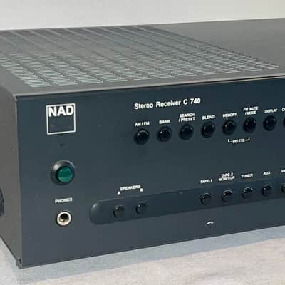 NAD C-740 Stereo Receiver , Great 1990s' Vintage Stereo, Sounds Great & Ships Fast ! image 2