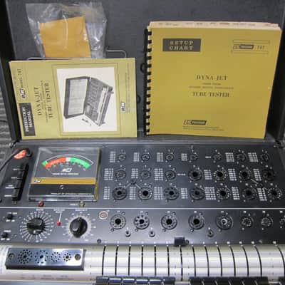 B&K 747 Tube Tester, Top Line Manuals, Mutual Conductance, USA,  NICE Black image 1