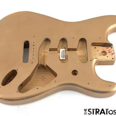 Fender Vintera Road Worn 60s Stratocaster Strat BODY, 1960s Firemist Gold image 1