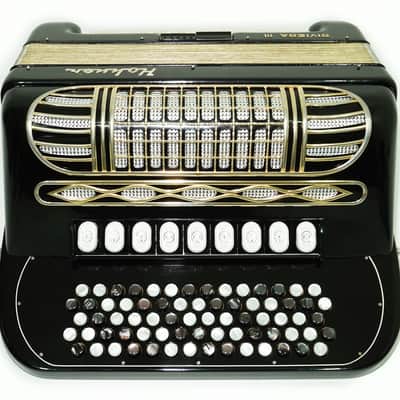 Hohner Riviera III Lightweight 5 Rows Button Accordion C Griff made in Germany Fisarmonica Akkordeon Musical Instrument, New Straps, 2497 image 8