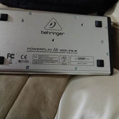 Behringer Powerplay16 P16- M 201@ - Silver image 3