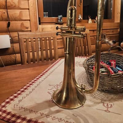 Couesnon Military Signal Trumpet, 1924 image 3