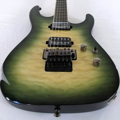 Jackson Pro Soloist SL2Q MAH AB Alien Burst Never Played or Displayed 2018 New Old Stock Elec Guitar image 7