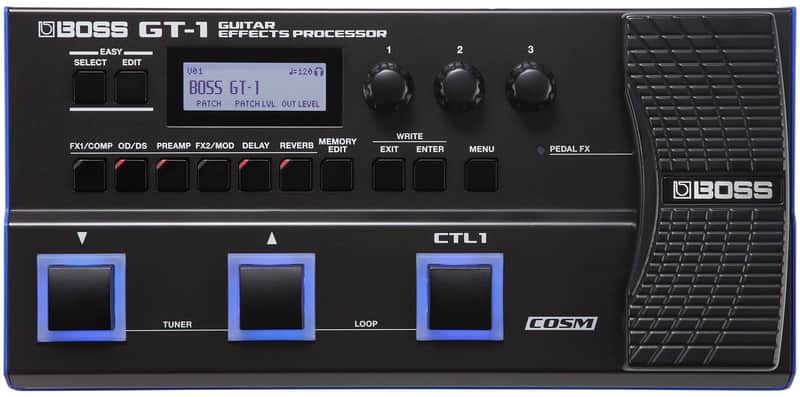 Boss GT1 Multi Effect Peda with Expression and USB image 1