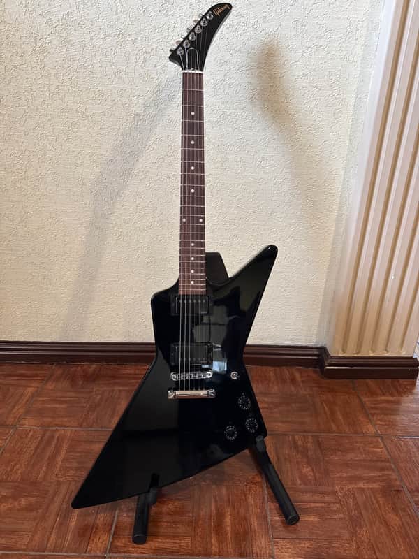 Gibson '80s Explorer 2023 - Present - Ebony With EMG James Hetfield Signature image 1