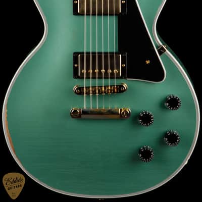 2024 - Gibson Custom Shop PSL Murphy Lab Les Paul Custom Heavy Aged Inverness Green 9.13 #CS400139 image 2