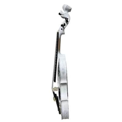 Deluxe fancy Norwegian fiddle 5strings violin 4/4 of professional concert image 10