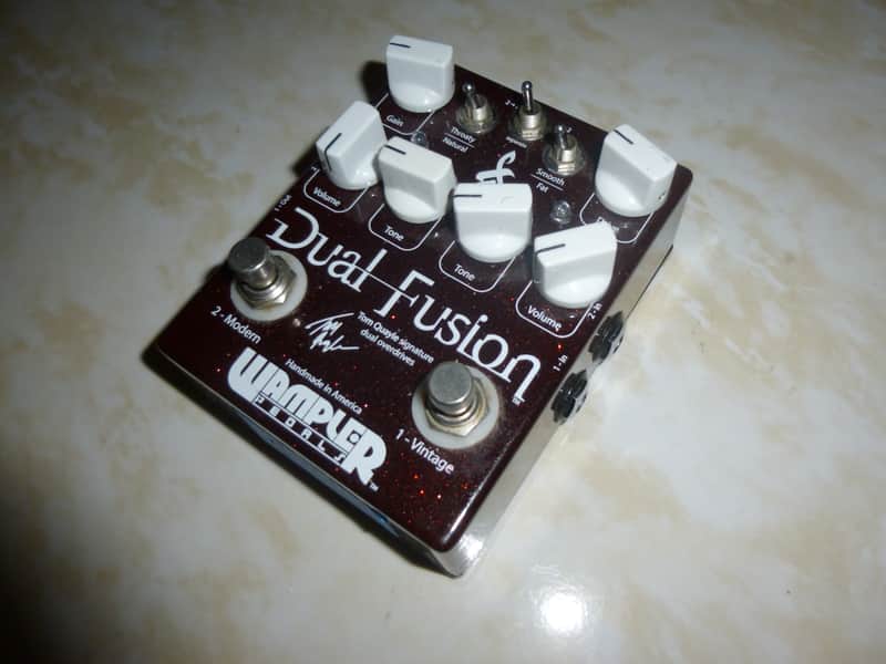 Wampler Dual Fusion Tom Quayle Signature Overdrive 2010s - Red Sparkle image 1