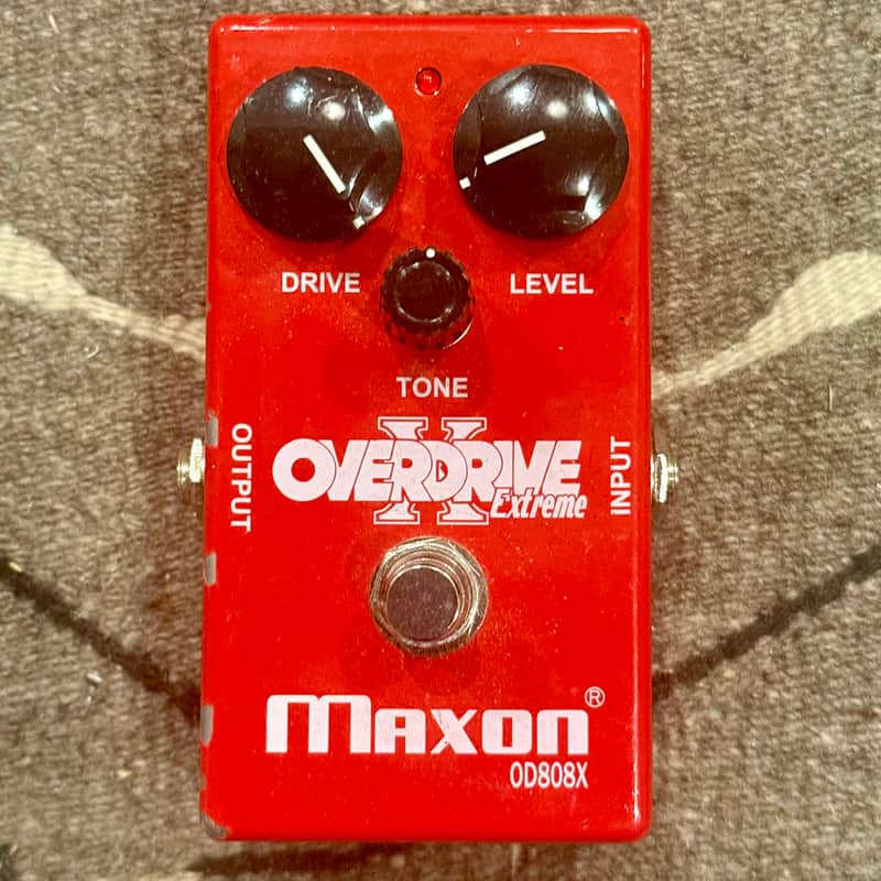 Maxon OD808X Overdrive Extreme Boosted Tube Screamer Pedal image 1