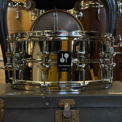 NEW Sonor 6.5x14 Kompressor Steel Snare Drum image 1