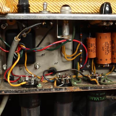 1961 Fender Harvard Amp Tweed 5F10 - Narrow Panel image 6