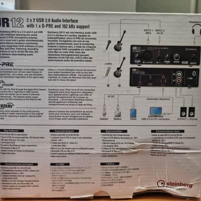 Steinberg UR12 USB 2.0 Audio Interface 2010s - Silver/Black image 2