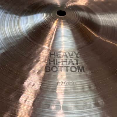 Paiste 14" 2002 Black Label Heavy Hihat Cymbal Pair - 950/1040g image 6