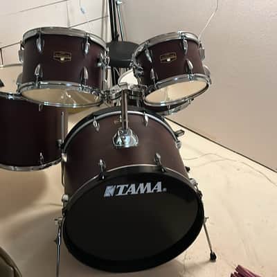 Tama IE50H6W-BWW Imperialstar 10/12/14/20/5x14" 5pc Drum Set with Meinl Hardware 2020 - Present - Burgundy Walnut Wrap image 1