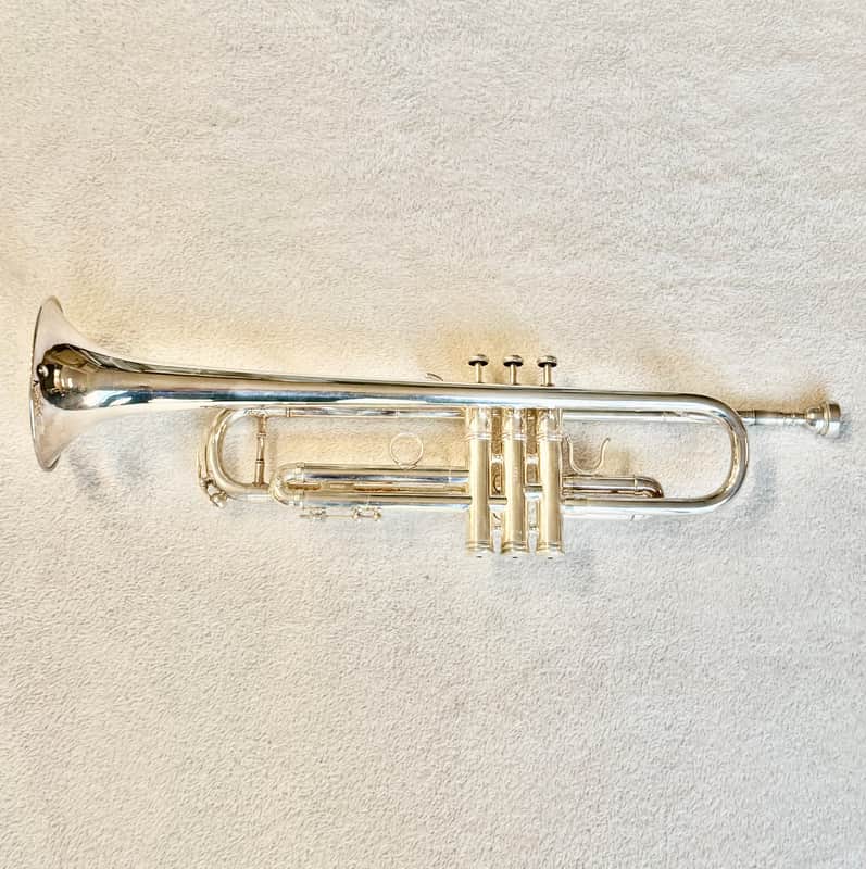 Vintage Los Angeles–made Benge Bd Resno-Tempered Bell 3 Silver Trumpet image 1