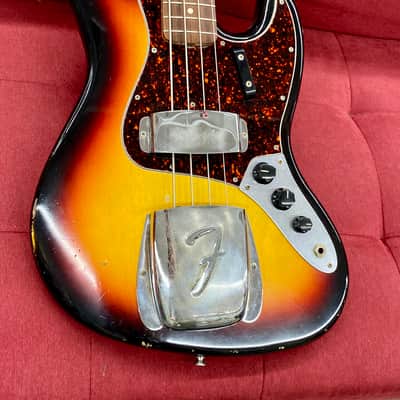 Fender Custom Shop '64 Jazz Bass Relic 2006 - 3-Tone Sunburst image 5