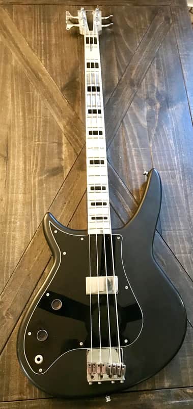 Electrical Guitar Company 500 Bass Black left handed lefty image 1