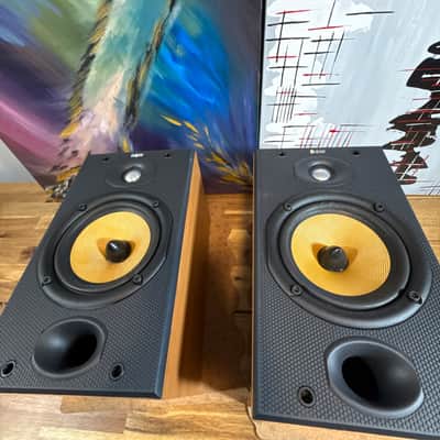 bowers wilkins Bookshelf speakers DM601 S2 Made In England Cherry Audiophile B&W image 21