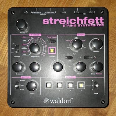 Waldorf Streichfett String Synthesizer 2019 - Present - Black