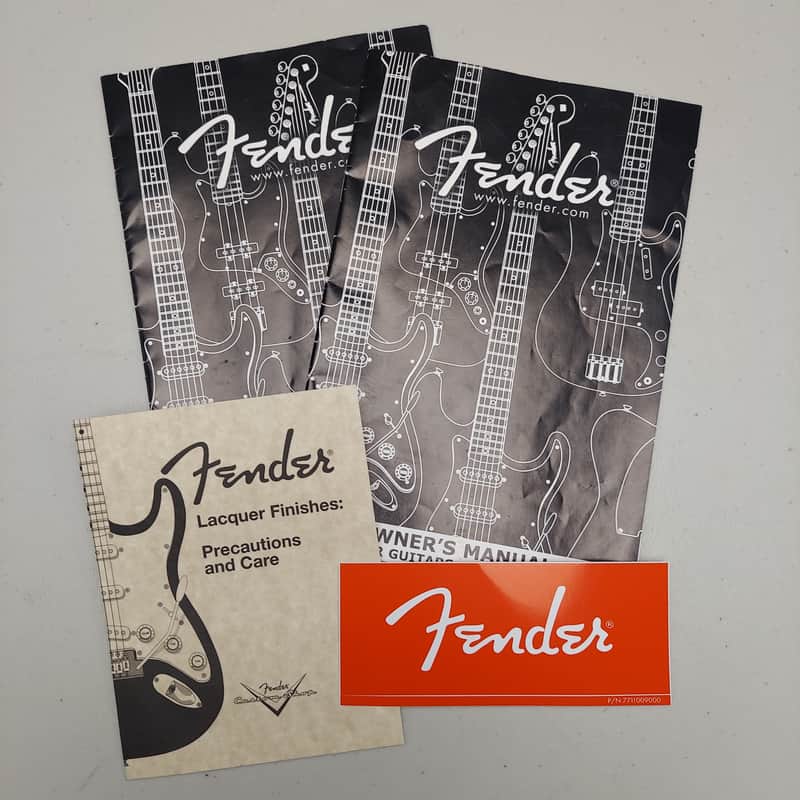 Early 2000's Fender 2 Guitar/Bass Manuals and Other Case Candy (PA-192) image 1