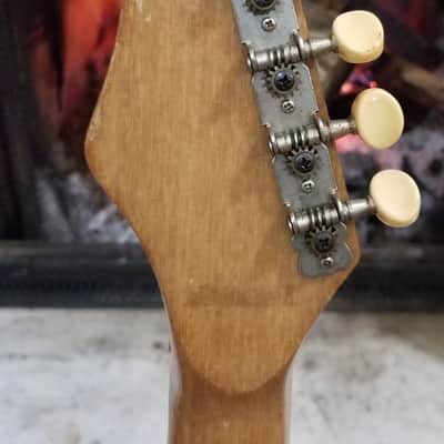 Harmony H801 Double Cutaway Solid Body Guitar 1960s USA image 8