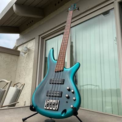 Video! Ibanez SR300E-CUB Standard Soundgear Bass 2020 - Present - Cerulean Aura Burst image 1