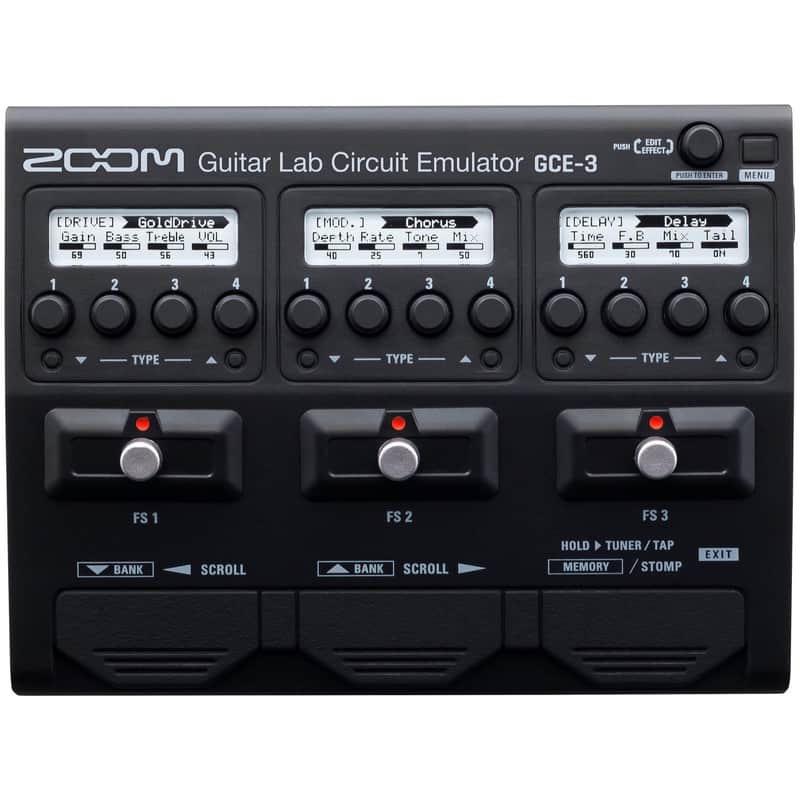 Zoom GCE-3 Guitar Lab Circuit Emulator Pedal USB Audio Interface image 1