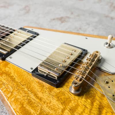 Echopark Flamed Korina Flying V Albert 58 Custom image 16