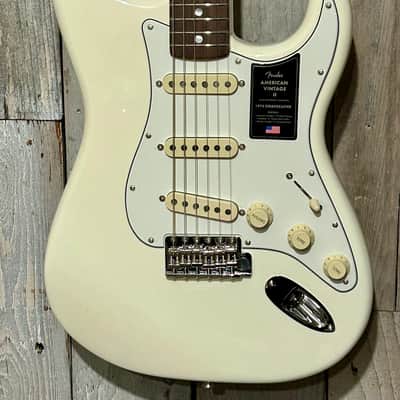 NEW Fender American Vintage II '73 Stratocaster with Rosewood Fretboard - Olympic White, In Stock and Ships Fast! Pro Set Up Included! image 4