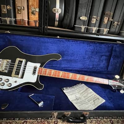1975 Rickenbacker 4001 - Jetglo - All original With Case- Light Weight image 1