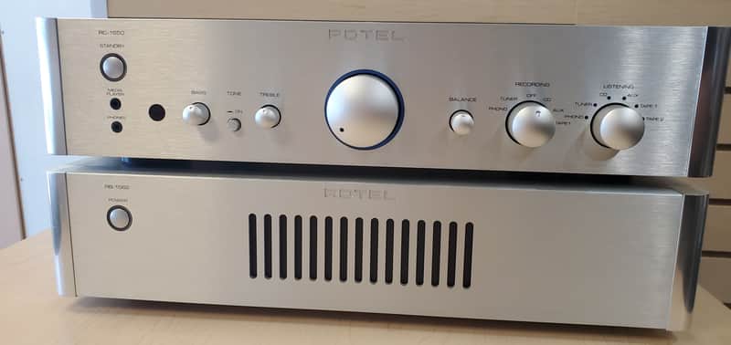 ROTEL RB-1562 & RC-1550 SILVER image 1