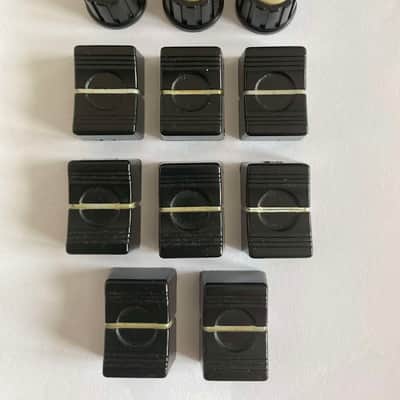 ROLAND -  AMDEK - BOSS  KNOBS / FADER CAPS SET image 1